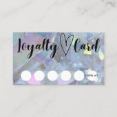 Carte de fidélité client Angel Aura Quartz Crystal (Devant)