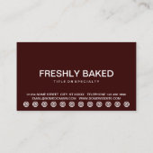 carte de fidélité client bold BAGELS (Dos)