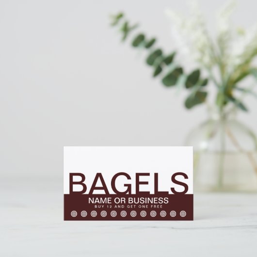 carte de fidélité client bold BAGELS (Debout devant)