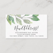 Carte De Fidélité Client d'aquarelle (Devant)