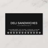 carte de fidélité client DELI en gras (Dos)