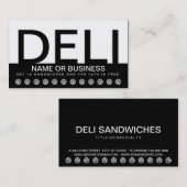 carte de fidélité client DELI gras (Devant / Derrière)