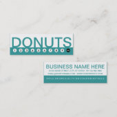 carte de fidélité client DONUTS en gras (Devant / Derrière)