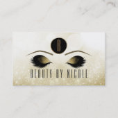 Carte de fidélité client Glam Gold Maquillage Eyes (Devant)