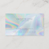 Carte De Fidélité Client Holographique d'entreprise moderne (Dos)