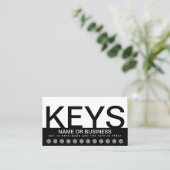 carte de fidélité client KEYS en gras (Debout devant)