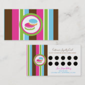 Carte de fidélité client Macarons de la Boulangeri (Devant / Derrière)