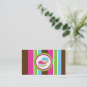 Carte de fidélité client Macarons de la Boulangeri (Debout devant)