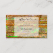 Carte de fidélité client Opal Rock Layers (Dos)