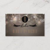 Carte de fidélité client pour cils Taupe Sparkle C (Devant)