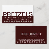 carte de fidélité client PRETZELS en gras (Devant / Derrière)