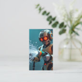 carte de fidélité client ROBOT WASH (Debout devant)