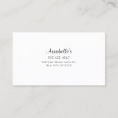 Carte De Fidélité Clou Salon Manicuriste Loyauté client 10 Punch (Dos)