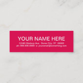 Carte De Fidélité CLOUE l'appréciation de client (les carrés de mod) (Dos)