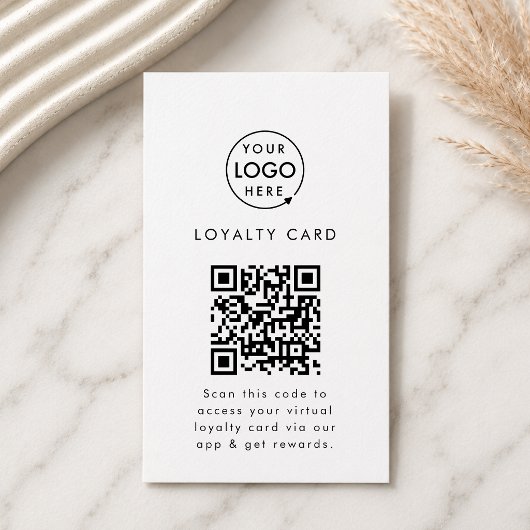 Carte De Fidélité Code QR de l'application de récompense virtuelle L