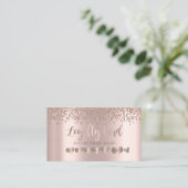 Carte De Fidélité Coeurs d'or Rose moderne, Diamants (Debout devant)