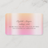 Carte De Fidélité Coeurs Ombres Élégants Et Lumineux (Dos)