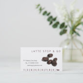 Carte De Fidélité Coffee Beans Stop & Go Drive-Thru (Debout devant)