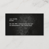 Carte De Fidélité Coiffeuse tendance Coiffeuse Salon Loyalty Punch C (Dos)