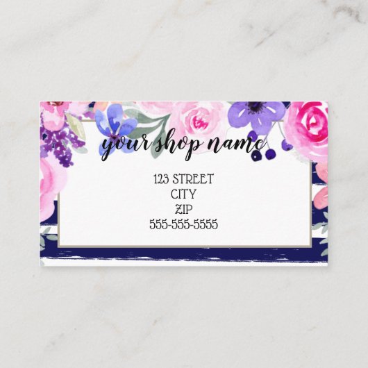 Carte de fidélité commerciale beauté de rabais mar (Dos)