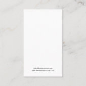 Carte De Fidélité Company Logo Custom (Dos)