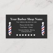 Carte De Fidélité Conception d'atelier de coiffure (Devant)