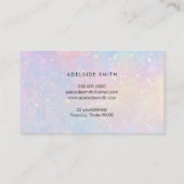 carte de fidélité couleurs pastel abstrait (Dos)