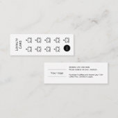 Carte de fidélité Coupe de Café, budget simple (Devant / Derrière)