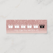 Carte de fidélité | Couronnes Or Roses modernes 6  (Devant)