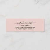 Carte de fidélité | Couronnes Or Roses modernes 6  (Dos)