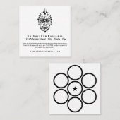 Carte De Fidélité crâne à sucre de la loyauté barbershop (Devant / Derrière)