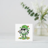 Carte De Fidélité Crème Glacée Baseball Drip Saint-Patrick (Debout devant)