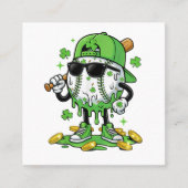 Carte De Fidélité Crème Glacée Baseball Drip Saint-Patrick (Devant)