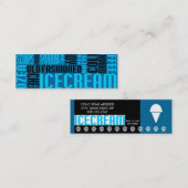 Carte De Fidélité crème glacée (petit conversation) (Devant / Derrière)