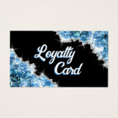 Carte de fidélité cristal bleu (Devant)