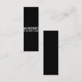 Carte De Fidélité Croissance Esprit Entrepreneur Enseignant Fitness (Devant / Derrière)