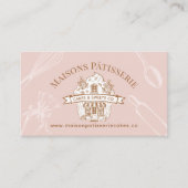 Carte De Fidélité Cupcake Shop Pastry Chef Baking Utensils Bakery (Devant)