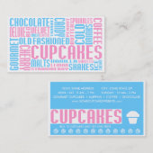 Carte De Fidélité cupcake (tchat) (Devant / Derrière)