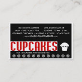 Carte De Fidélité cupcakes (conversation à mâcher) (Dos)