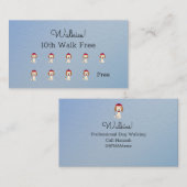 Carte de fidélité Cut Dog walk / Grooming Loyalty  (Devant / Derrière)