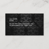 Carte De Fidélité Damask Coiffure Coupe Coiffeuse Salon Loyalty Punc (Dos)