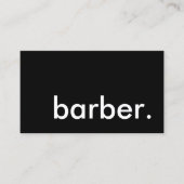 carte de fidélité de barbier (Devant)