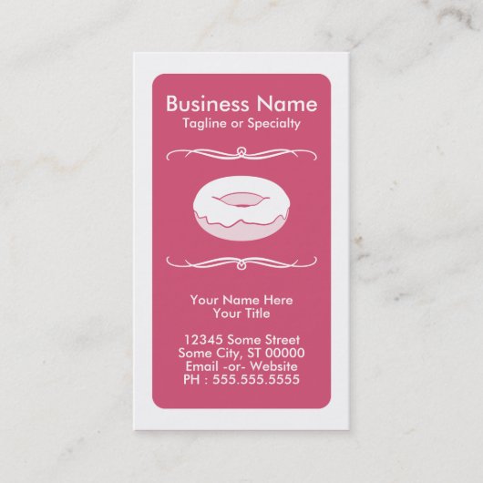 carte de fidélité de beignets de mod (Devant)