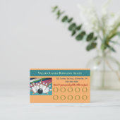 Carte de fidélité de bowling modifiable (Debout devant)