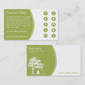 Carte de fidélité de carte de visite de classe de (Devant / Derrière)