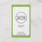 Carte de fidélité de carte de visite de Smoothie (Dos)