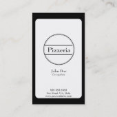 Carte de fidélité de client de carte de visite de (Dos)