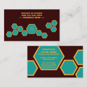 carte de fidélité de client de nid d'abeilles (Devant / Derrière)