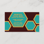 carte de fidélité de client de nid d'abeilles (Dos)