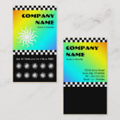 carte de fidélité de contrôleurs de salon de (Devant / Derrière)